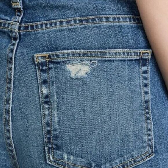 Nili Lotan Josette Wide Leg Jeans, Classic Wash, Size 27 - Picture 2 of 11